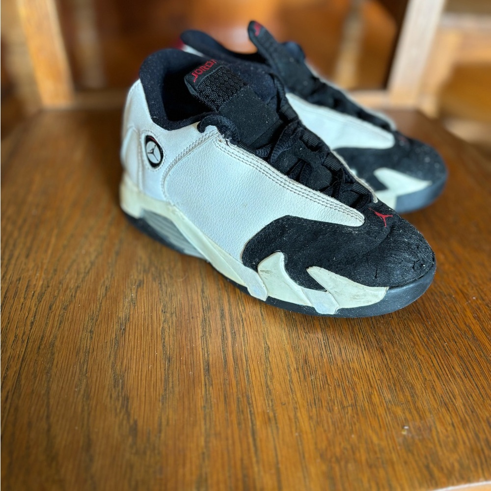 2014 Air Jordan 14 Retro BP “Black Toe” Size 13C